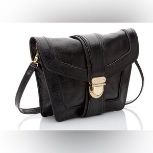 Black leather bag. NWOT